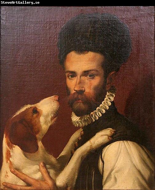 Bartolomeo Passerotti Portrait of a Man with a Dog